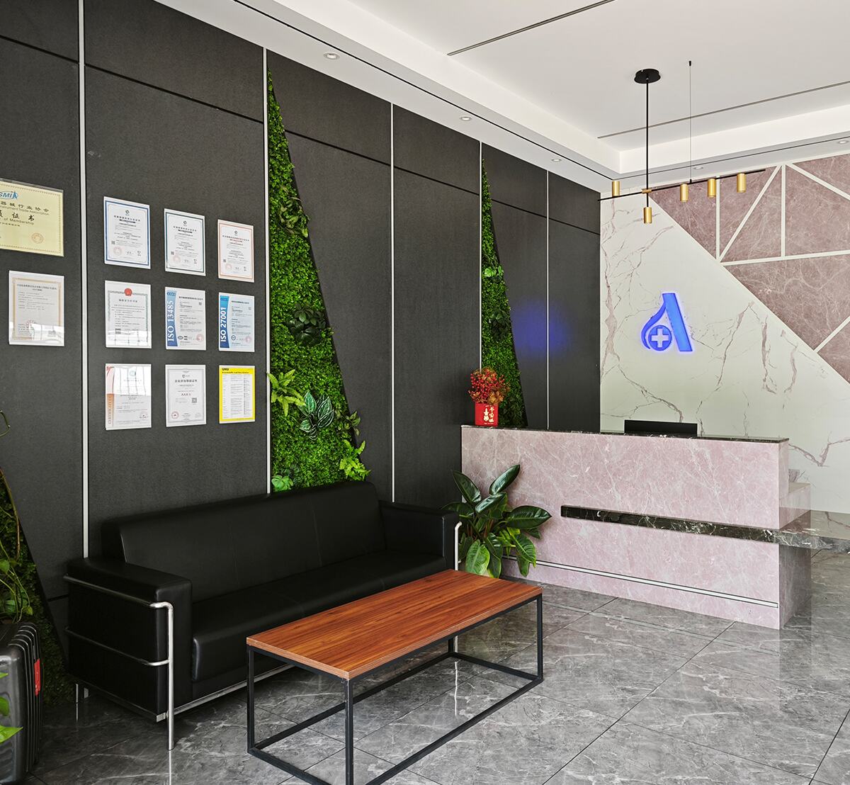 傲文医疗工程师团队作业场景